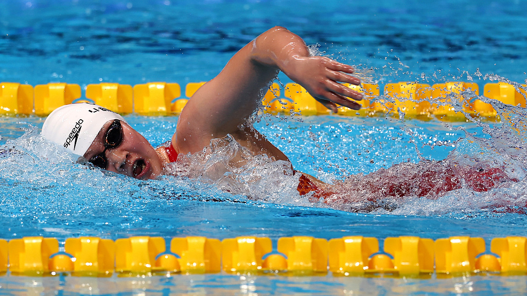 China's Li Bingjie wins 800m freestyle gold at short course worlds