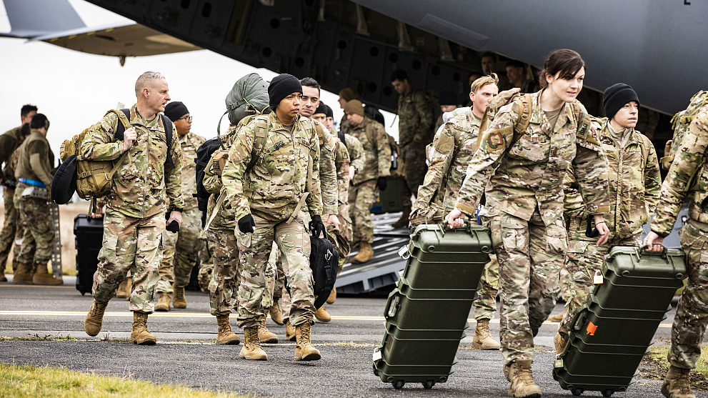 U.S. troops arrive in Romania to bolster eastern flank against Russia - CGTN