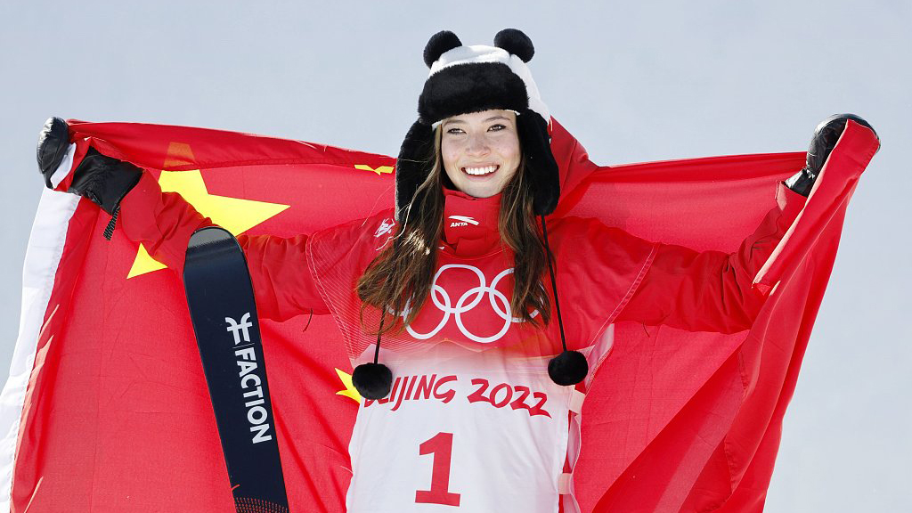 Gu Ailing Eileen claims 2nd gold for China at Winter Youth Olympics - CGTN