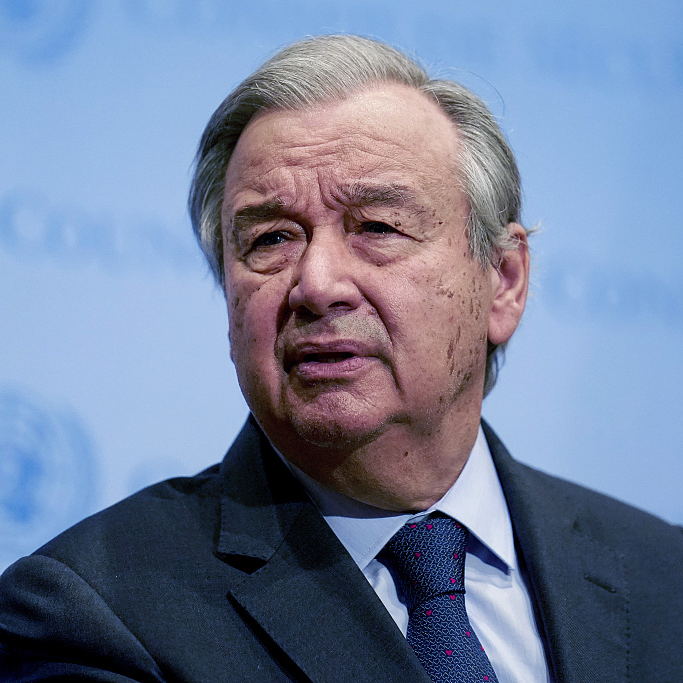 Live: UN Chief Antonio Guterres Speaks To Media On Ukraine - CGTN