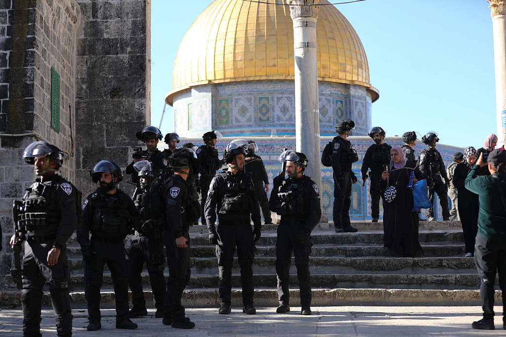 Jordan summons Israeli envoy to protest raid at Al-Aqsa Mosque - CGTN