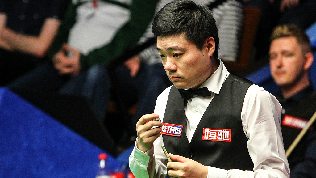 Ding Junhui suffers first-round loss at World Snooker Championship
