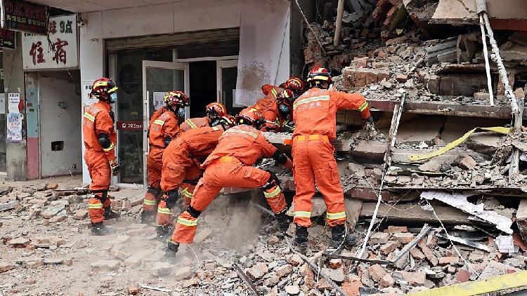 Live: Search for Changsha building collapse survivors underway - CGTN