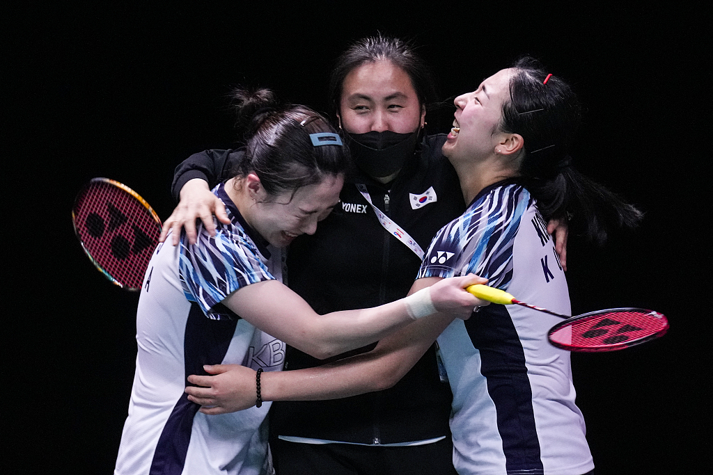 South Korea defeats China to win second BWF Uber Cup title - CGTN