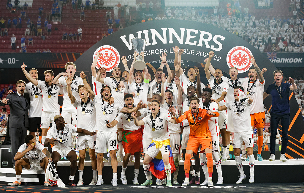 Eintracht Frankfurt beat Rangers on penalties to win Europa League - CGTN