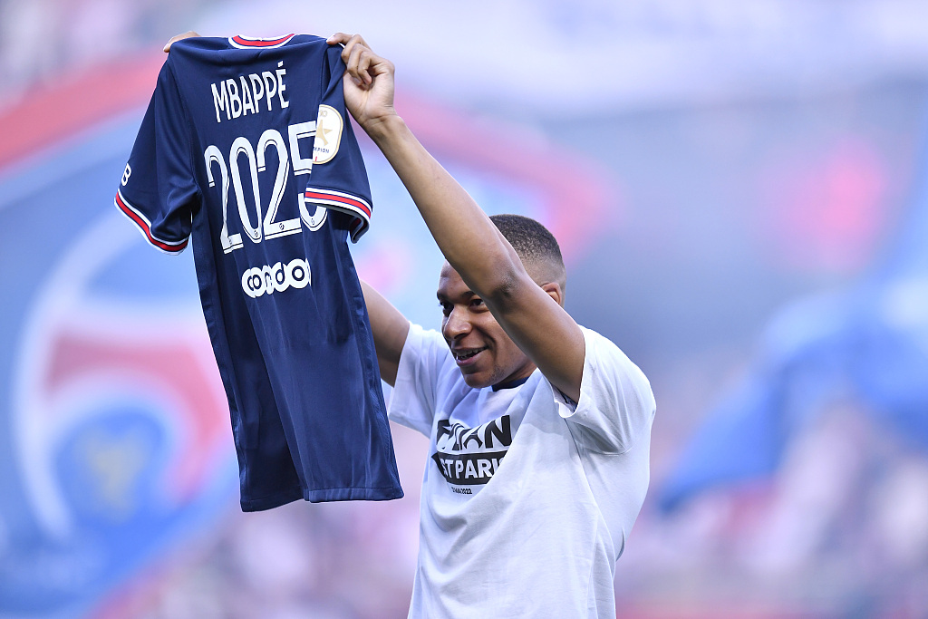 Psg Make Mbappe World S Highest Paid Player After Real Madrid Snub Cgtn
