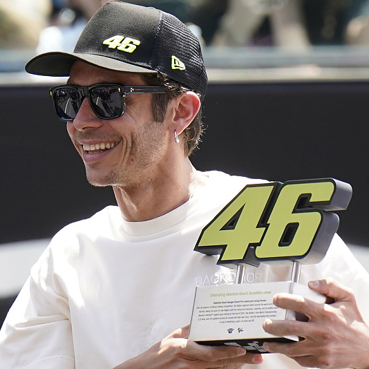 MotoGP legend Valentino Rossi's iconic No. 46 - CGTN