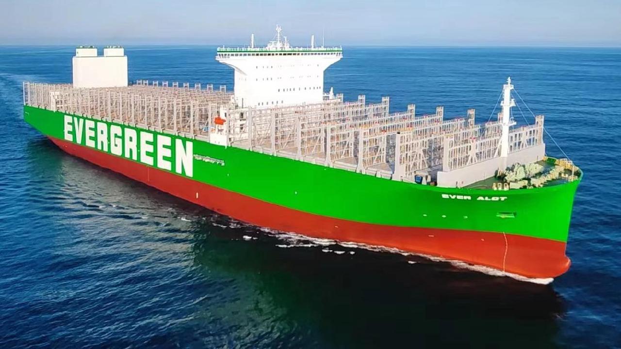 China Delivers World S Largest TEU Container Ship CGTN