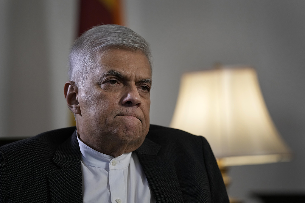 Ranil Wickremesinghe Sworn In As Sri Lankan Acting President - CGTN