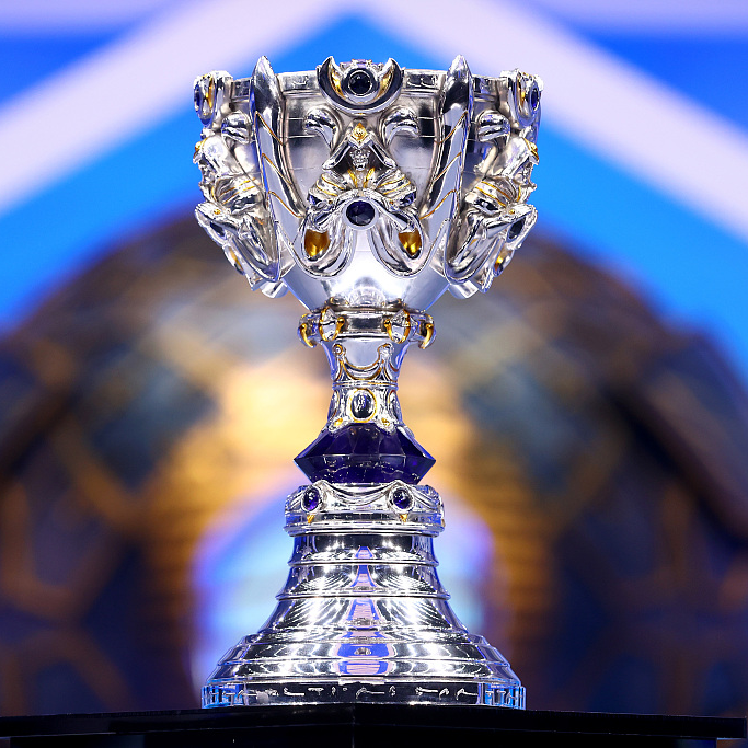 Is this the new Worlds trophy? : r/leagueoflegends
