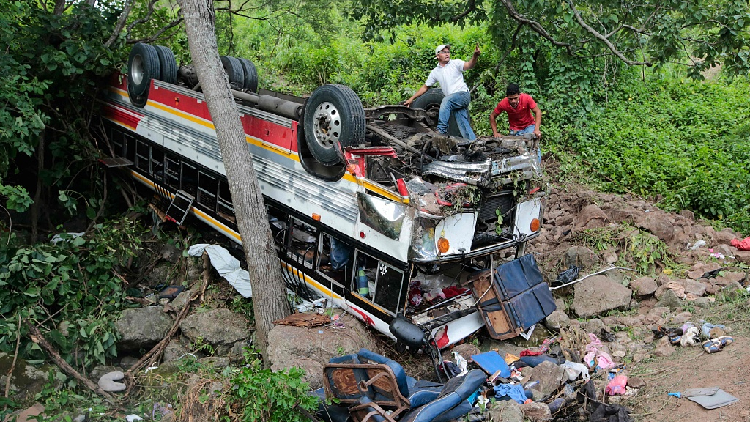 Nicaragua bus accident leaves 16 dead, mostly Venezuelans - CGTN