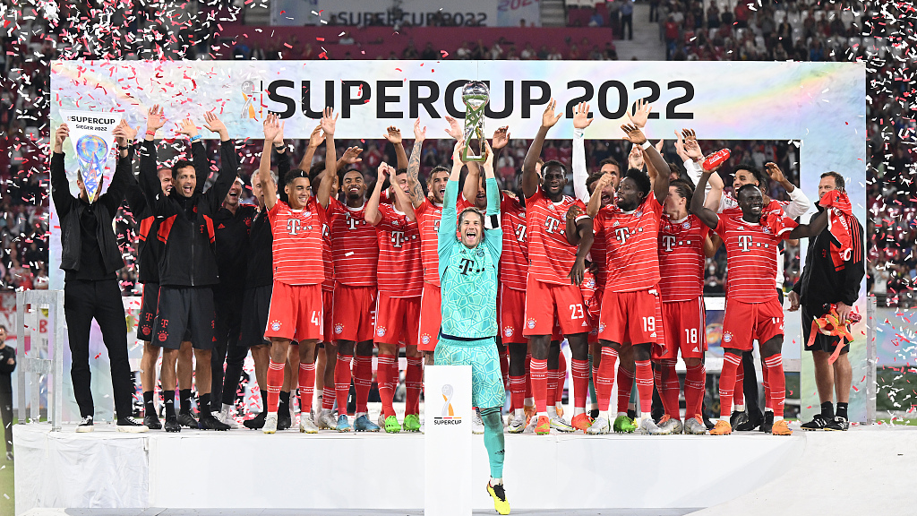 Bayern Munich beat RB Leipzig to win their 10th German Super Cup 