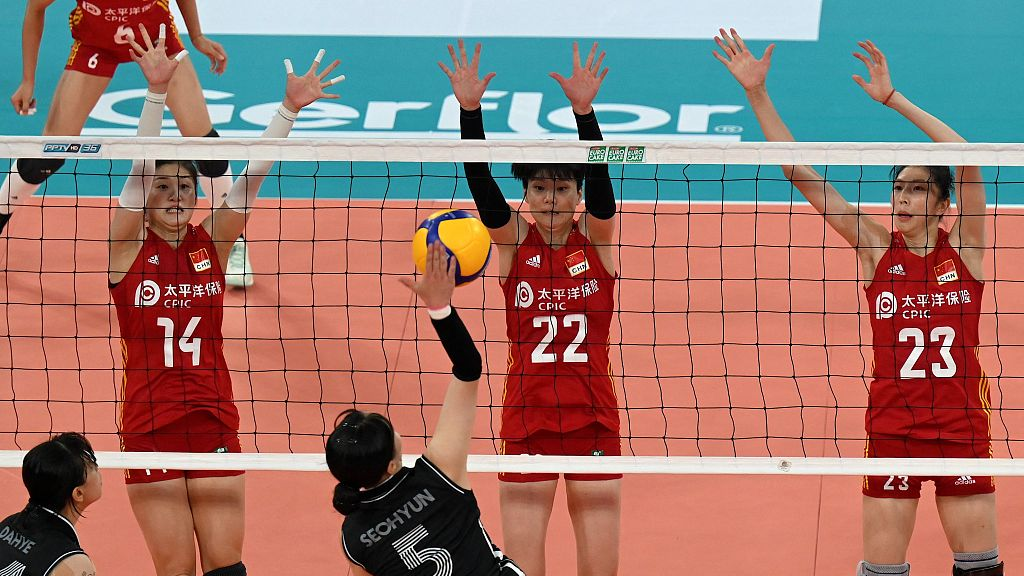 China sweep South Korea 3-0 in AVC Women's Cup opener