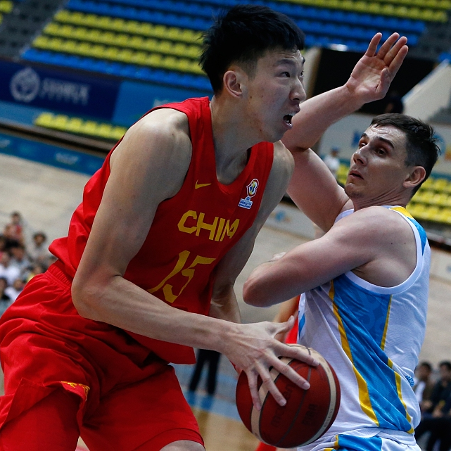 China's coach praises Zhou Qi's contributions to win over Kazakhstan - CGTN