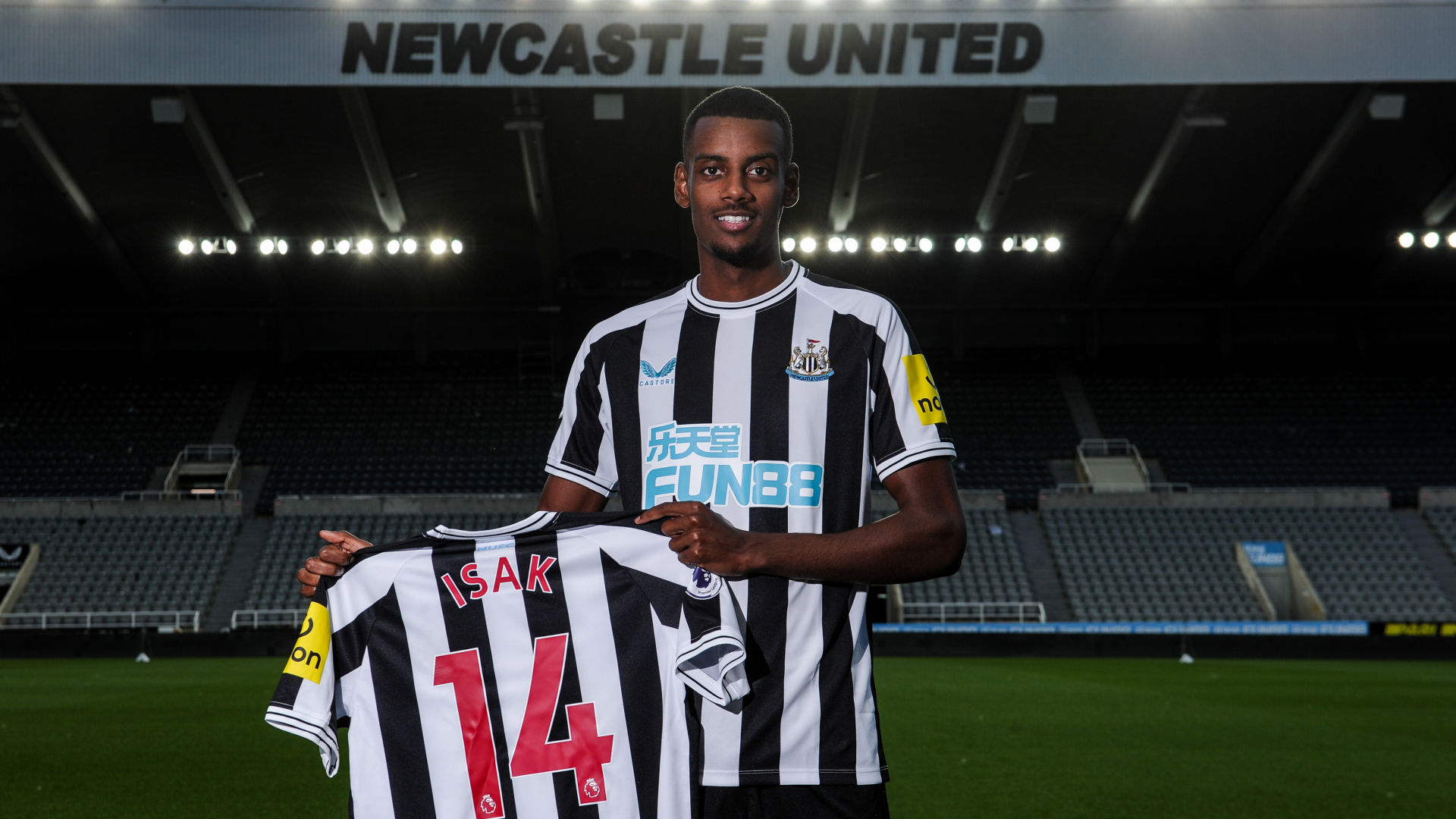 Newcastle United acquire Alexander Isak for club record fee - CGTN