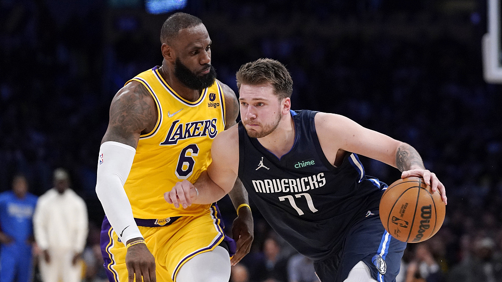 CGTN Sports Talk: Who is better after his 4th year, Doncic or James?