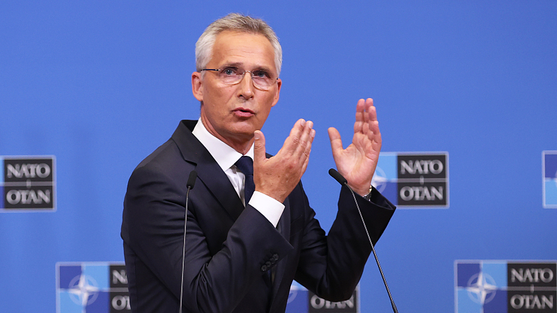 NATO Secretary General Jens Stoltenberg and US Secretary of State Antony Blinken hold a joint press conference after their meeting in Brussels, Belgium, September 9, 2022. /CFP