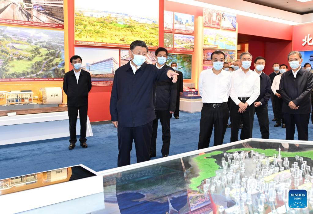 Xi Jinping and other Party and state leaders Li Keqiang, Li Zhanshu, Wang Yang, Wang Huning, Zhao Leji and Han Zheng visit the exhibition – 