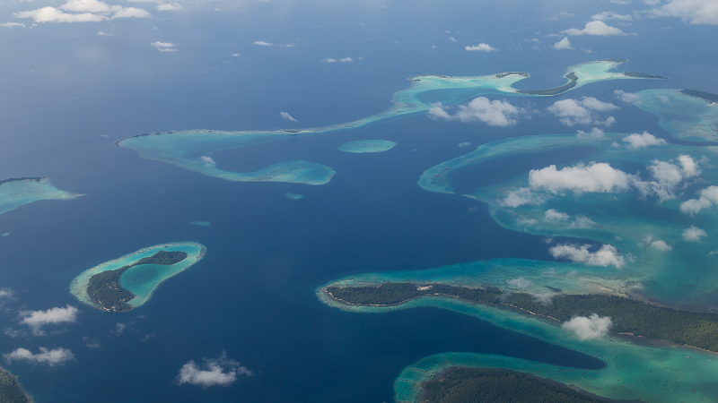The sky view of Solomon Islands. /CFP