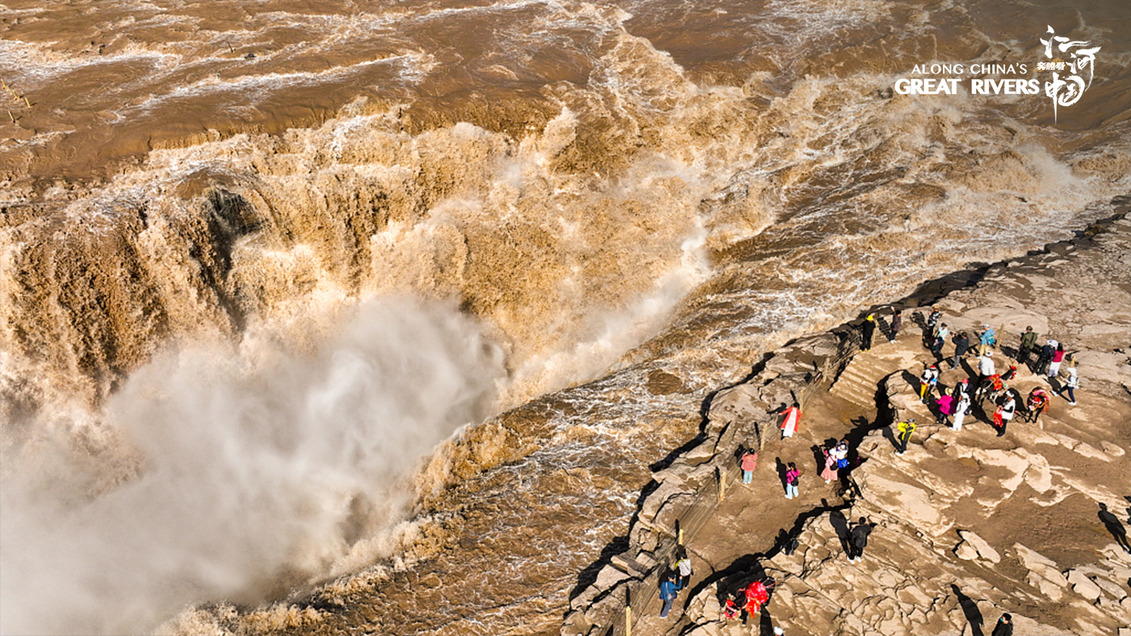 Live: Spectacular view of Hukou Waterfall on Yellow River – Ep. 21