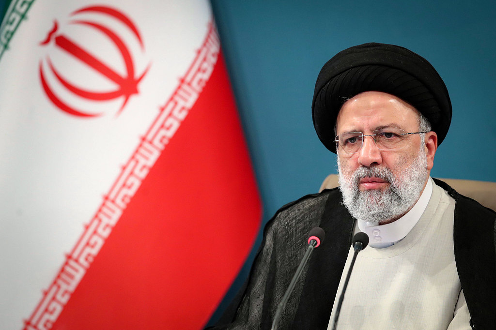 Iranian President Ebrahim Raisi attends a cabinet meeting in Tehran, Iran on July 13, 2022. /CFP