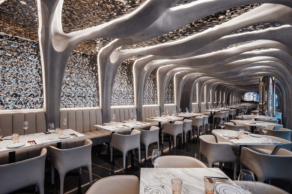 The restaurant that Liu Haowei designed won the interior special prize of the Prix Versailles, awarded by UNESCO and the International Union of Architects. /CAA Architects