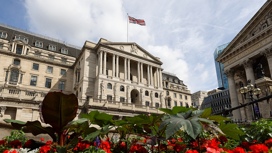 The Bank of England's headquarters in the City of London, the UK, August 4, 2022. /CFP