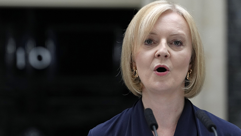 UK Prime Minister Liz Truss makes an address outside 10 Downing Street in London, the UK, September 6, 2022. /CFP