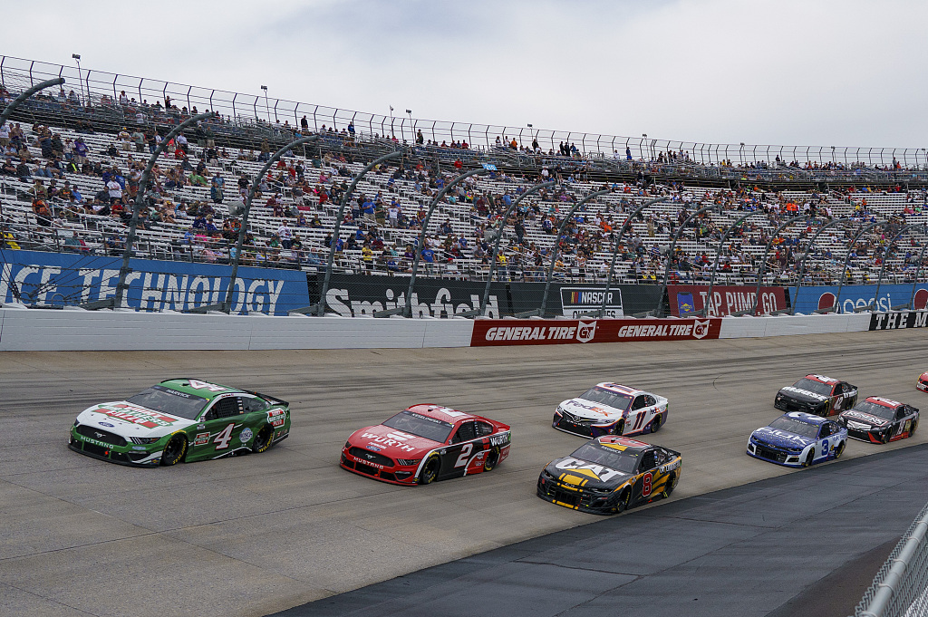 A NASCAR Cup Series race at Dover International Speedway in Dover, Delaware, U.S., May 16, 2021. /CFP 