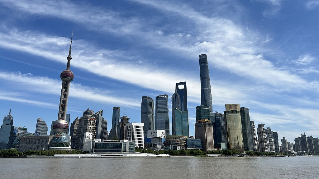 The skyline of Lujiazui, a financial center in Shanghai, China, September 9, 2022. /CFP