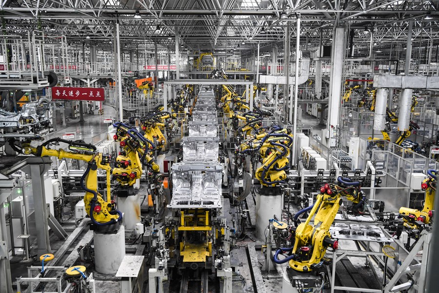 An intelligent production base of the Great Wall Motors in Yongchuan District of Chongqing Municipality, southwest China, September 22, 2022. /Xinhua