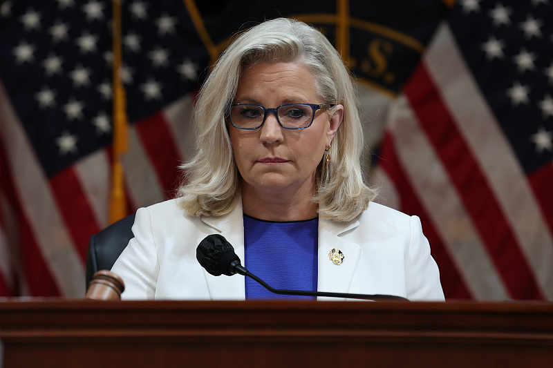 Liz Cheney presides over a hearing of the House Select Committee to Investigate the January 6 attack on the U.S. Capitol in the Cannon House Office Building in Washington, DC, July 21, 2022. /CFP