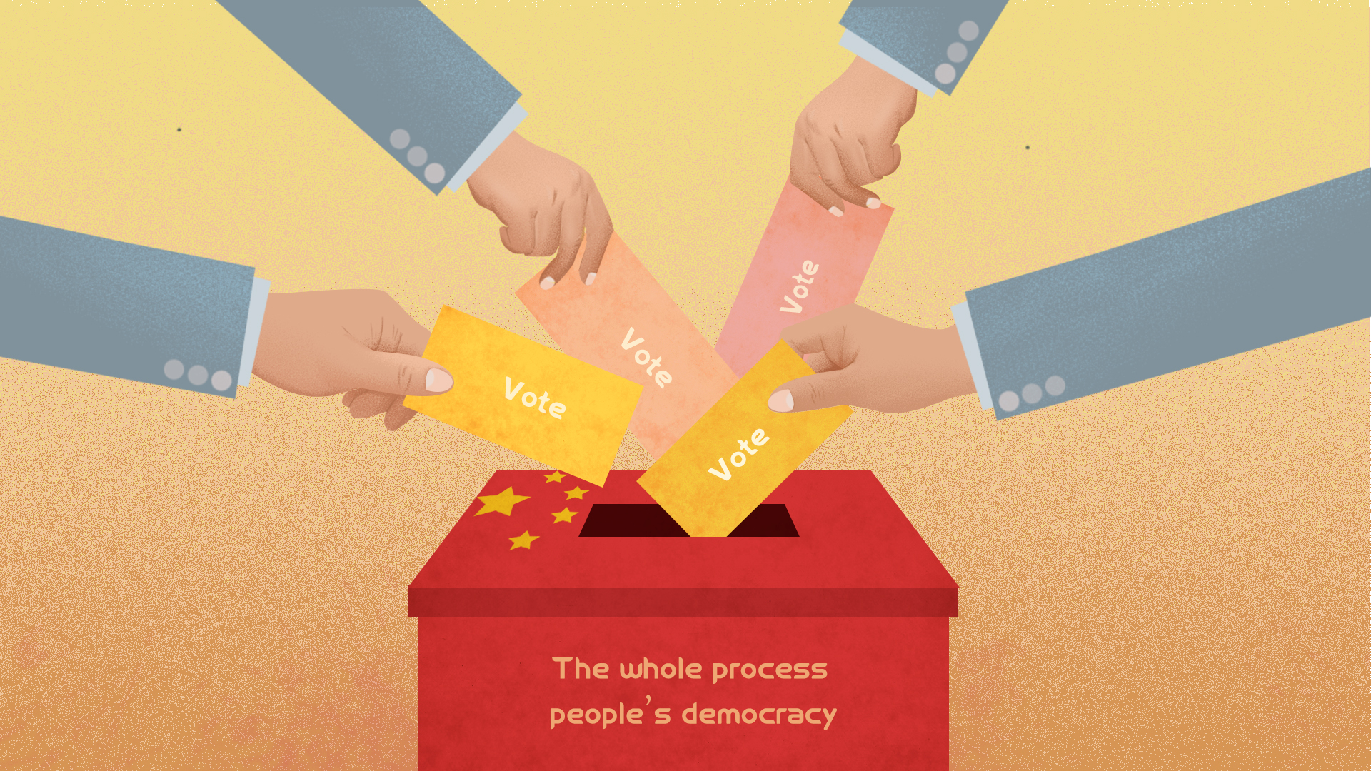 China's answer to democracy: Promoting whole-process people's democracy
