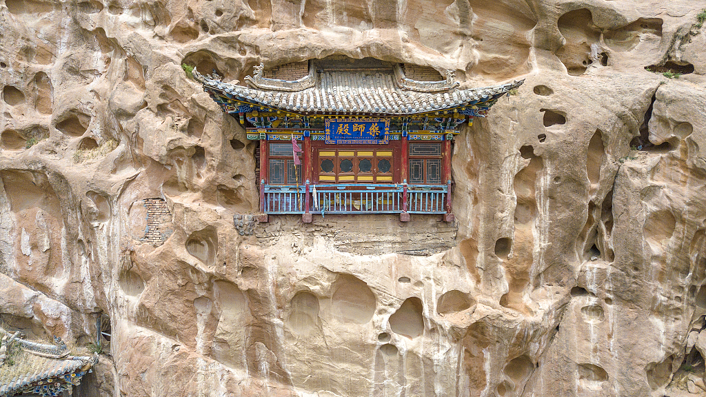 The Mati Temple Grottoes are a national key cultural relic protection site and major landmark in Zhangye City, northwest China's Gansu Province. /CFP
