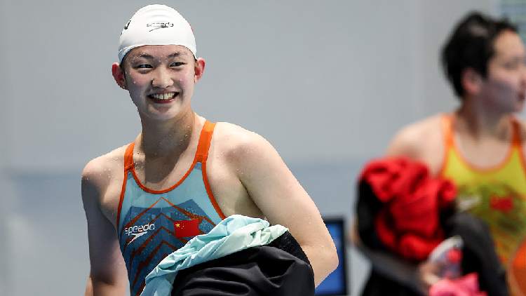 Li Bingjie Sets Asian Record In 1,500m Freestyle Swimming - CGTN