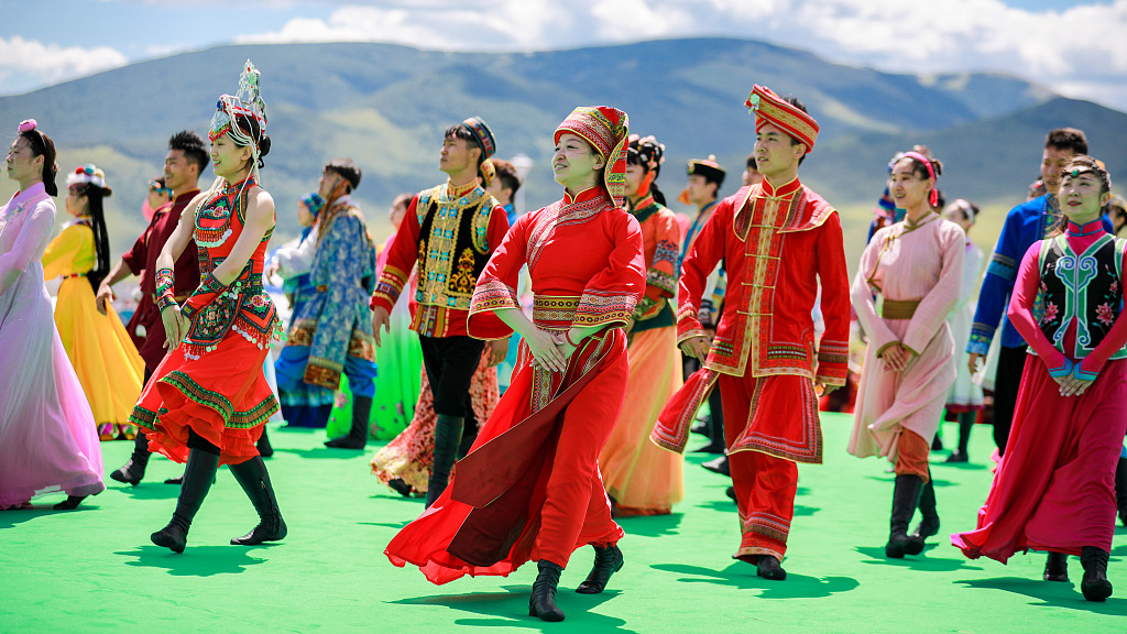 The opening ceremony of an art festival in Xing'an League, north China's Inner Mongolia Autonomous Region, August 8, 2022. /CFP