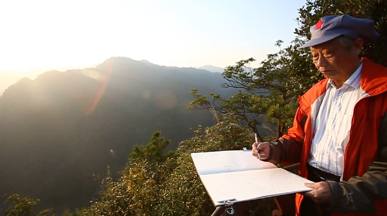 Chen Jialing visits Jinggang Mountains. /CMG