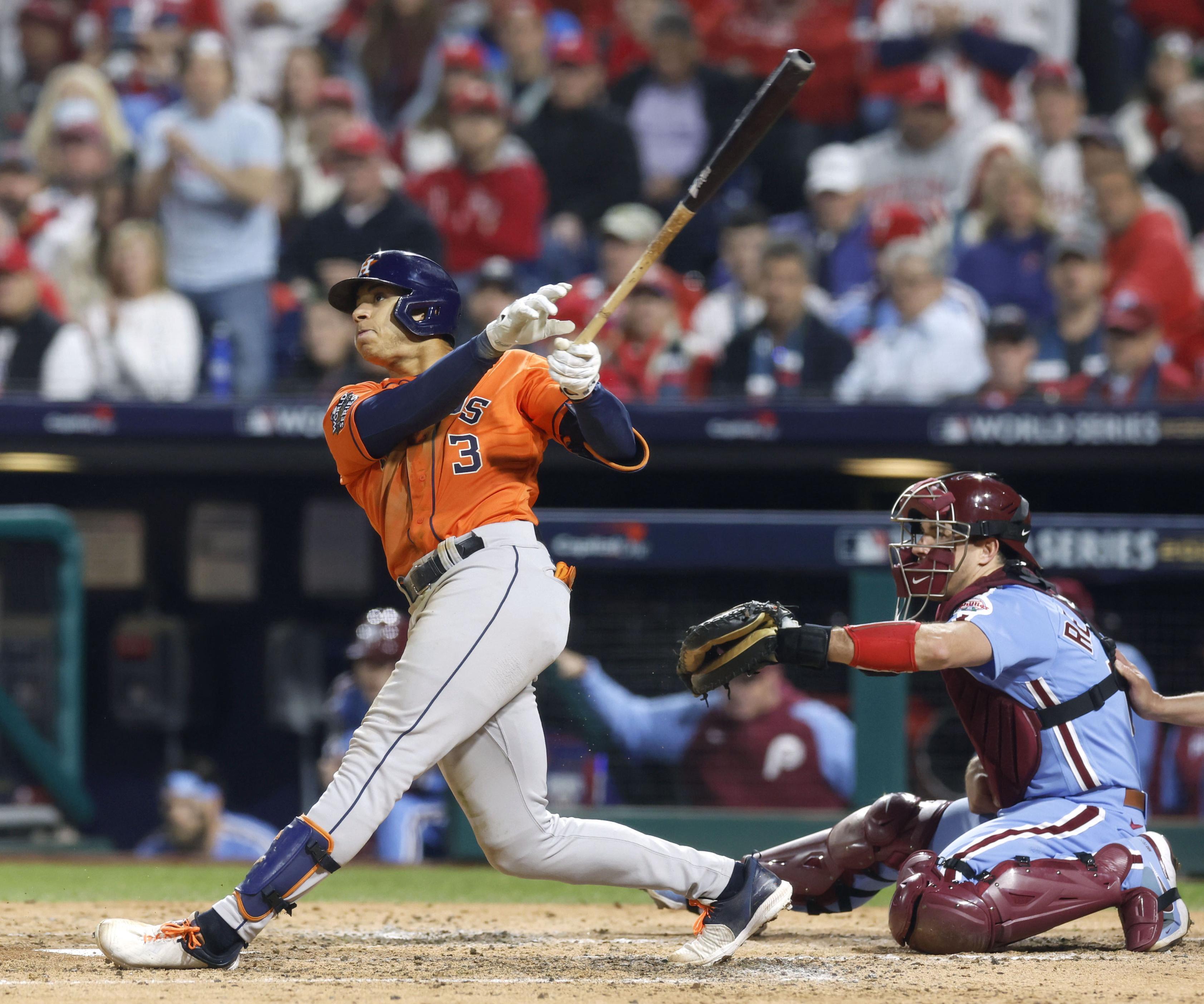 Astros lead Phillies 3-2 after World Series game 5 win