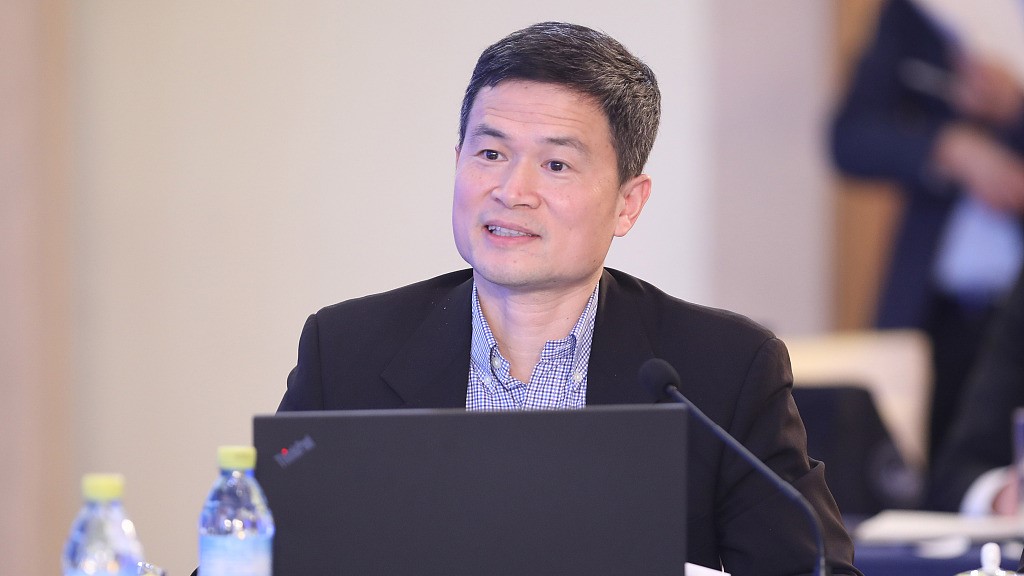 File photo of Fang Xinghai, vice chairman of the China Securities Regulatory Commission speaking at a forum in Beijing, China, February 16, 2019. /CFP