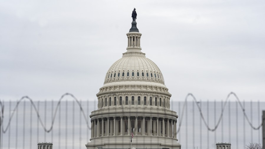 The U.S. Capitol building in Washington, D.C., the U.S., January 25, 2021. /Xinhua