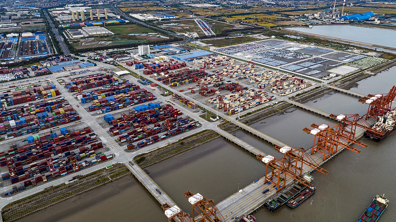 Containers at a port in Taicang, Jiangsu Province, China, November 6, 2022. /CFP