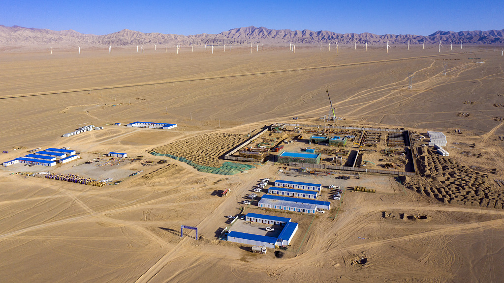 Wind power generation facilities in Zhangye City, northwest China's Gansu Province, September 27, 2022. /CFP