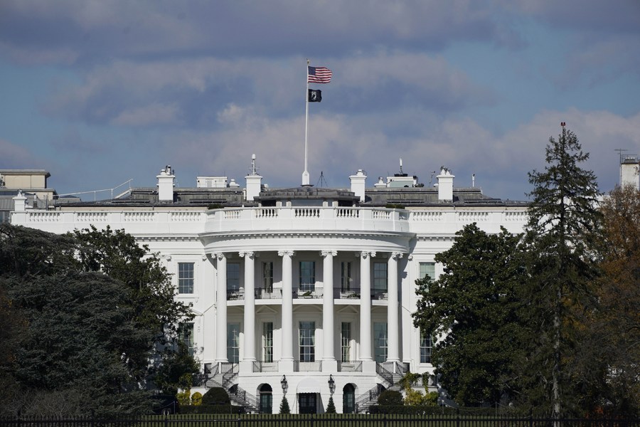 The White House in Washington, D.C., U.S., November 23, 2021. /Xinhua