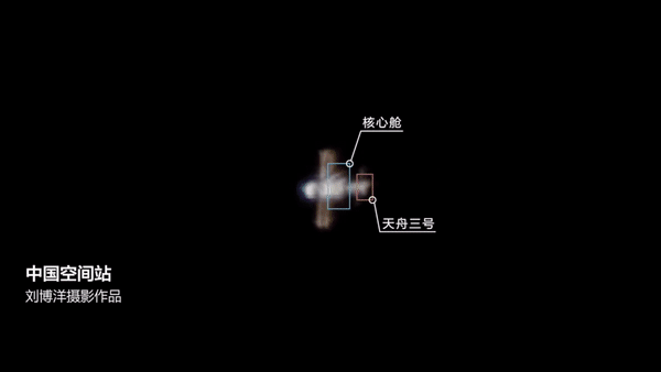 The China Space Station captured by Liu Boyang and his team. /CMG