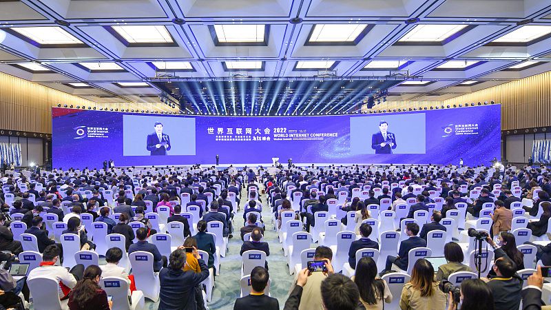 The 2022 World Internet Conference opens in Wuzhen, east China's Zhejiang Province, November 9, 2022. /CFP