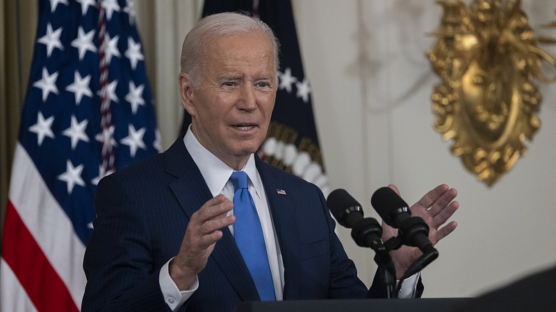 U.S. President Joe Biden speaks at a press conference at the White House in Washington, D.C., the United States, November 9, 2022. /CFP