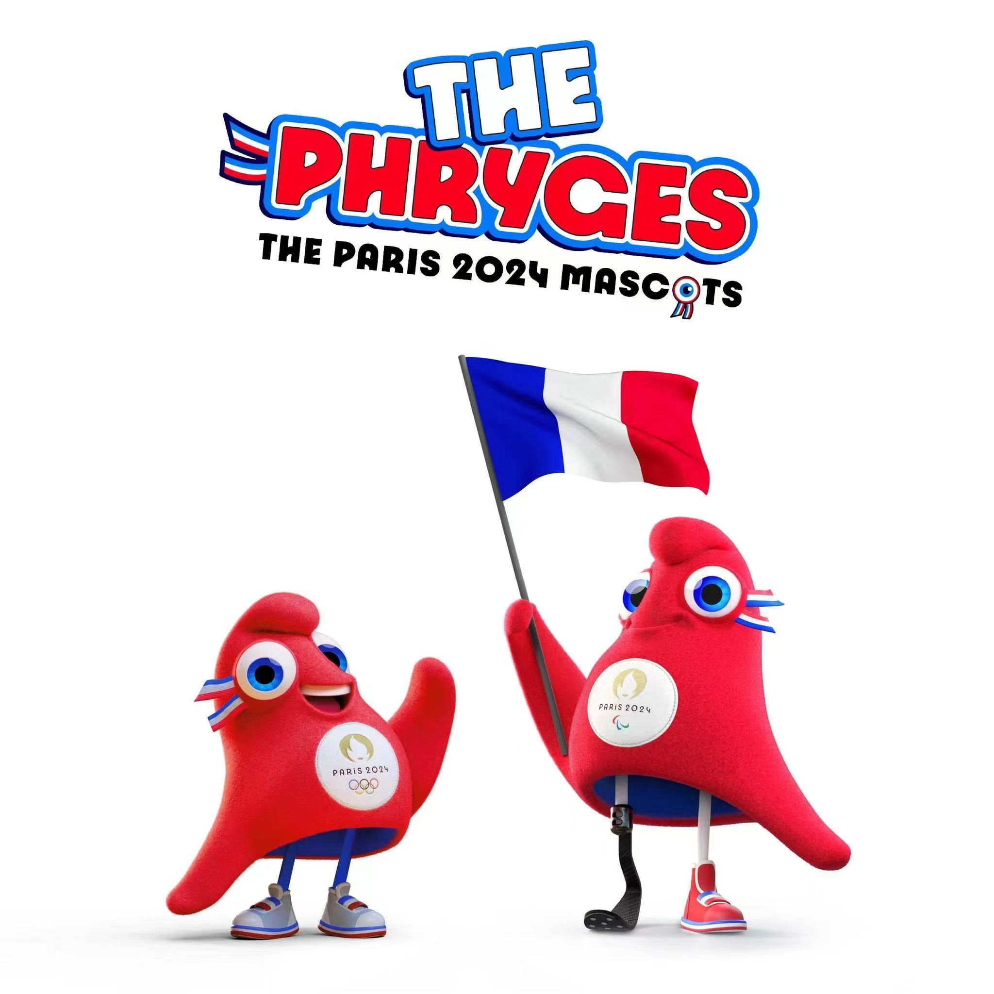 Paris 2024 mascots, the Phryges. /Official twitter account of Paris 2024 