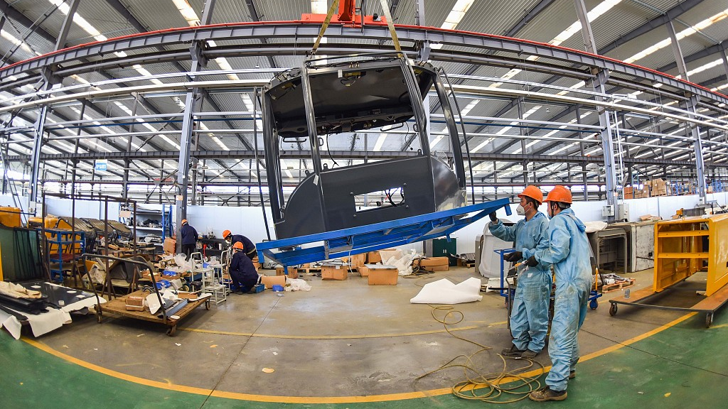 An equipment manufacturing factory in Qingzhou, Shandong Province, China, November 15, 2022. /CFP