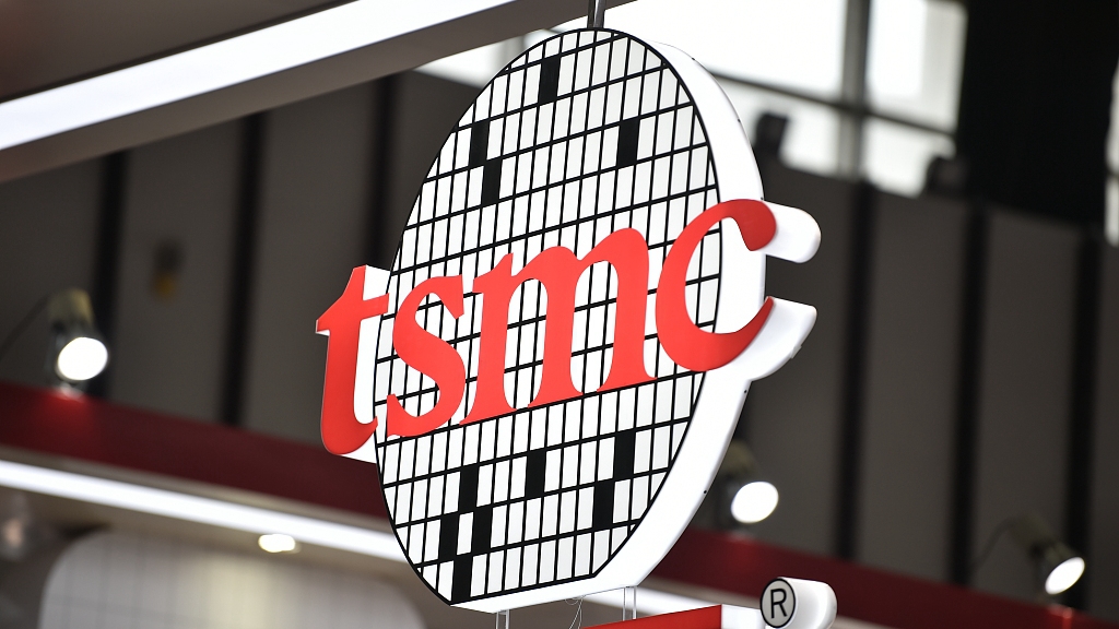 A TSMC logo at the company's booth at the World Semiconductor Conference in Nanjing, east China's Jiangsu Province, August 18, 2022. /CFP