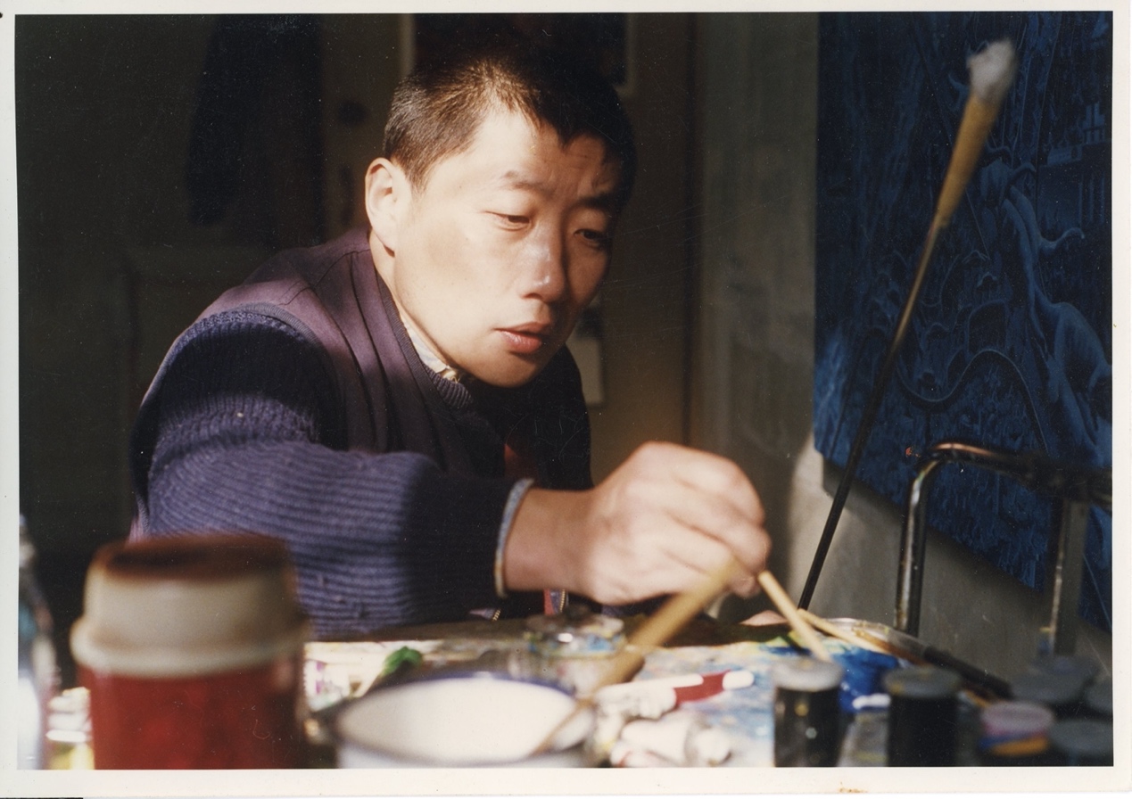 File photo of Zhang Zipiao's father. /Zhang Zipiao
